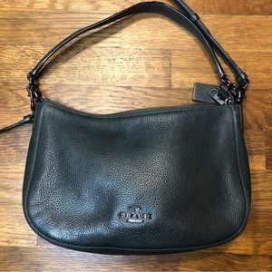 Coach Crossbody Shoulder Bag Purse Dark Green Gunmetal Hardware